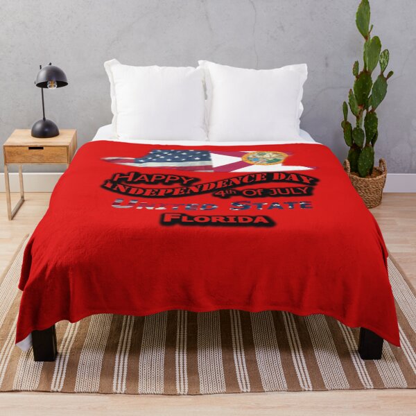 Item preview, Happy 4th Of July Florida State, Happy Independence USA Gift, Design with Flags for each state in the United States. designed and sold by roji-world-shop.