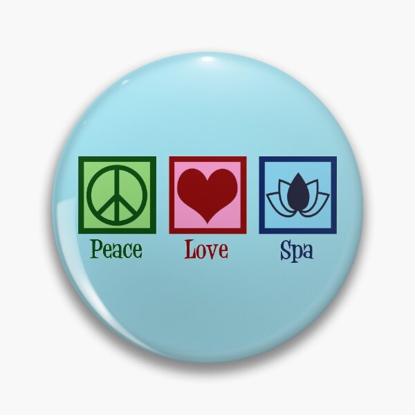 Item preview, Peace Love Spa Lotus Flower designed and sold by Epic Love Designs.