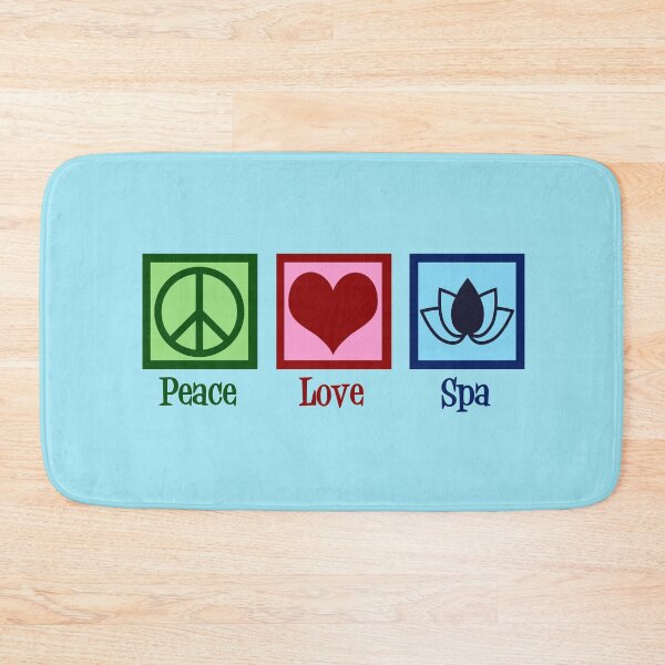 Item preview, Peace Love Spa Lotus Flower designed and sold by Epic Love Designs.