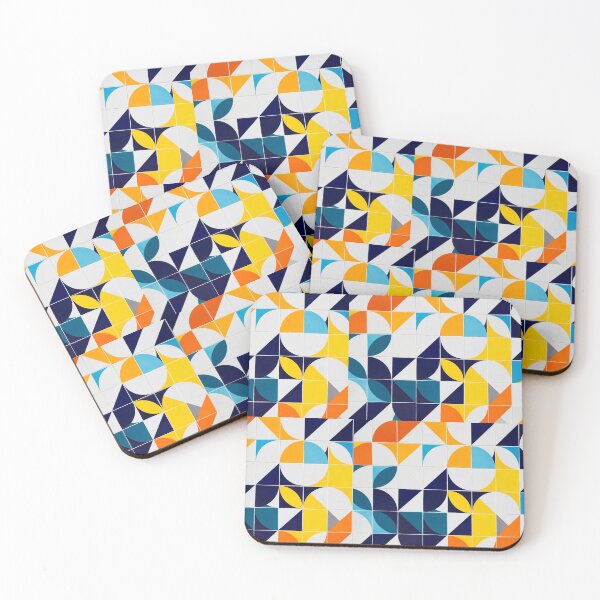 Item preview, Colourful geometric tiles pattern designed and sold by carolviola87.