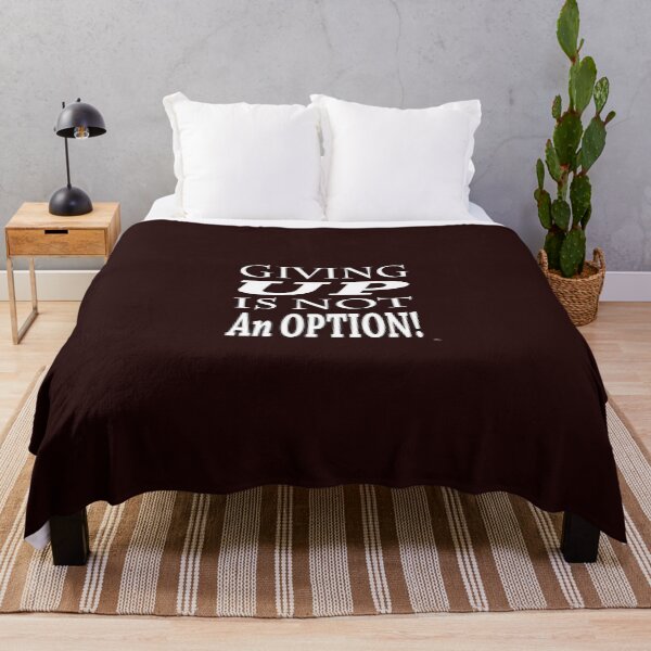 Item preview, GIVING UP IS NOT AN OPTION!  designed and sold by DoubleDSD.