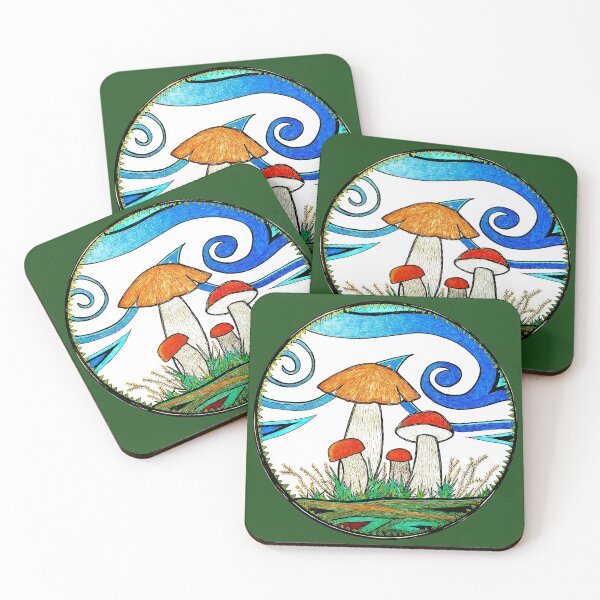 Item preview, Family of Bolete designed and sold by MudDesigns.