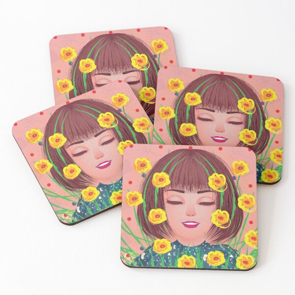Item preview, Dreamer floral girl      designed and sold by Salma Ismail.
