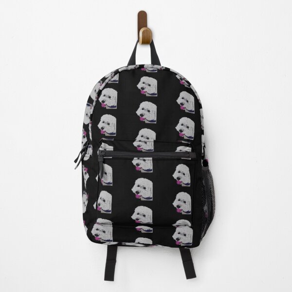Item preview, Finn the Bichon Frise -White Over Black designed and sold by Amanda A. Anthony.