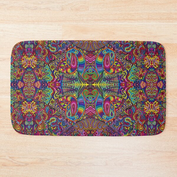 Item preview, Psychedelic Abstract colourful work 128 designed and sold by CallumHoare.