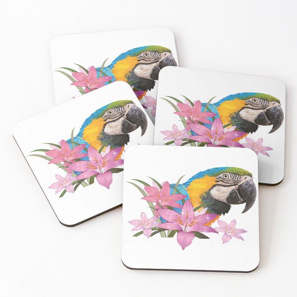 Item preview, Blue and yellow macaw designed and sold by obscurite.