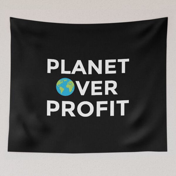 Item preview, Planet Over Profit - Earth Day; Climate Action designed and sold by EstelleStar.