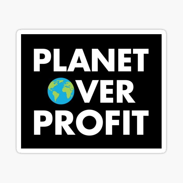 Item preview, Planet Over Profit - Earth Day; Climate Action designed and sold by EstelleStar.