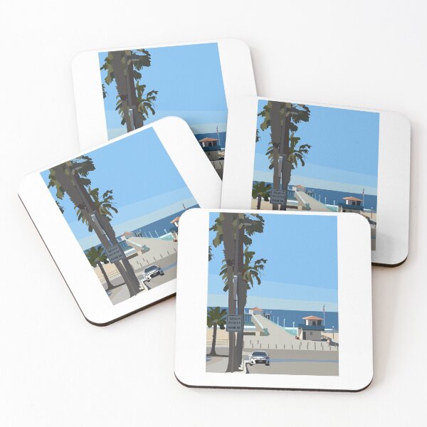 Item preview, Manhattan Beach Pier designed and sold by karlys-stickers.