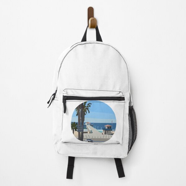 Item preview, Manhattan Beach Pier Drawing designed and sold by karlys-stickers.
