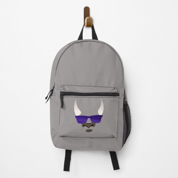 Bull Emoji With Glasses Design Backpack