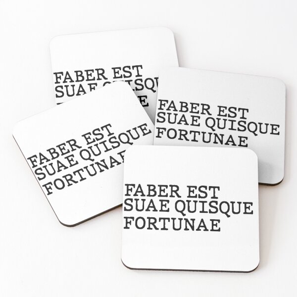 Item preview, Faber est suae quisque fortunae Latin Phrase designed and sold by xesed.