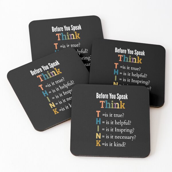 Item preview, Teacher Kindness | Think Before You Speak | Anti Bullying For Teachers | Positive Classroom Teaching Quote cute for teacher with saying designed and sold by Chamssou.