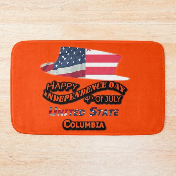 Item preview, Happy 4th Of July Columbia State, Happy Independence USA Gift, Design with Flags for each state in the United States. designed and sold by roji-world-shop.