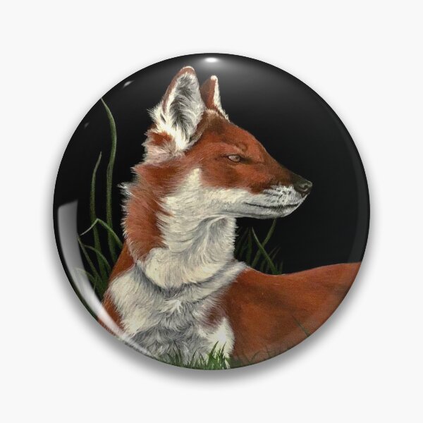 Item preview, Dhole- Asian wild dog  designed and sold by kc-art.