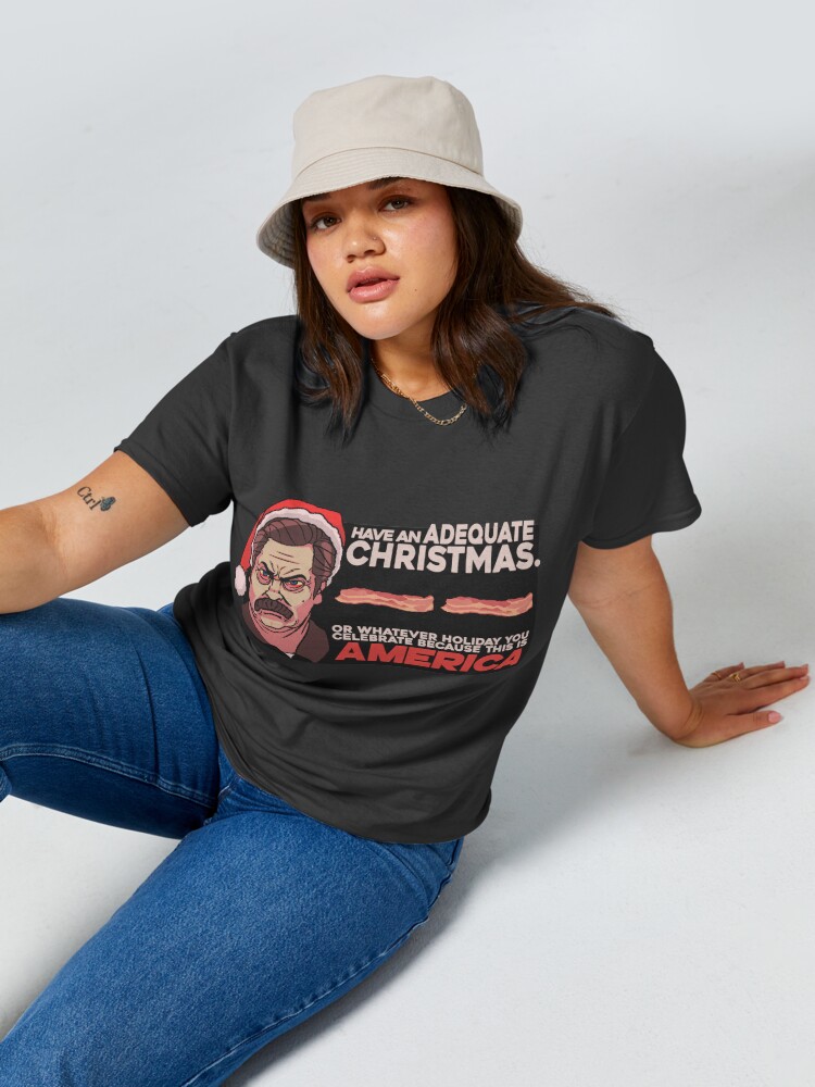 Disover A Ron Swanson Christmas V.2 Classic T-Shirt