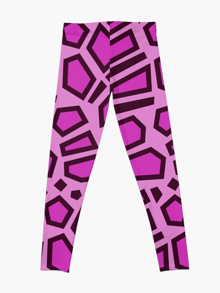Alternate view of Kipo Pink Mega Jaguar Spots Leggings