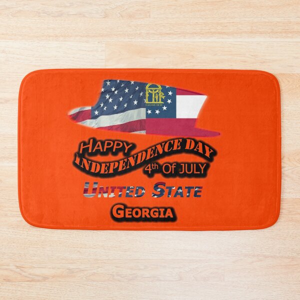 Item preview, Happy 4th Of July Georgia State, Happy Independence USA Gift, Design with Flags for each state in the United States. designed and sold by roji-world-shop.