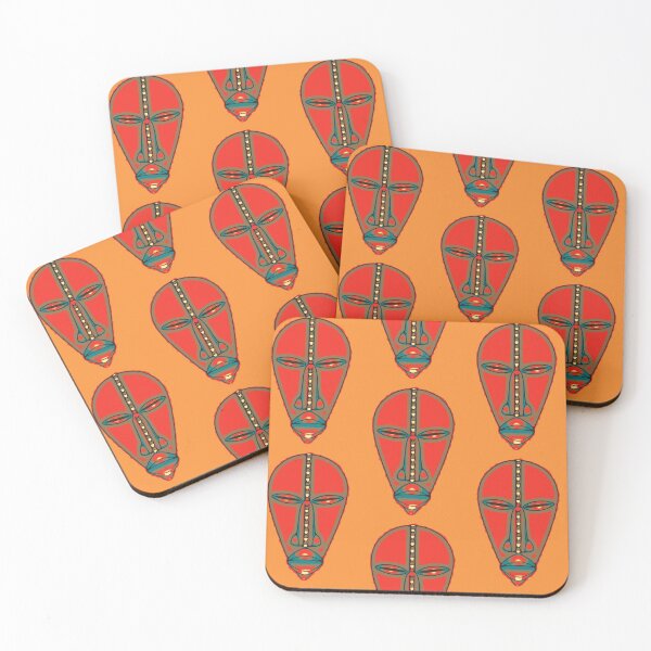 Item preview, African mask designed and sold by AndyWorthyArt.