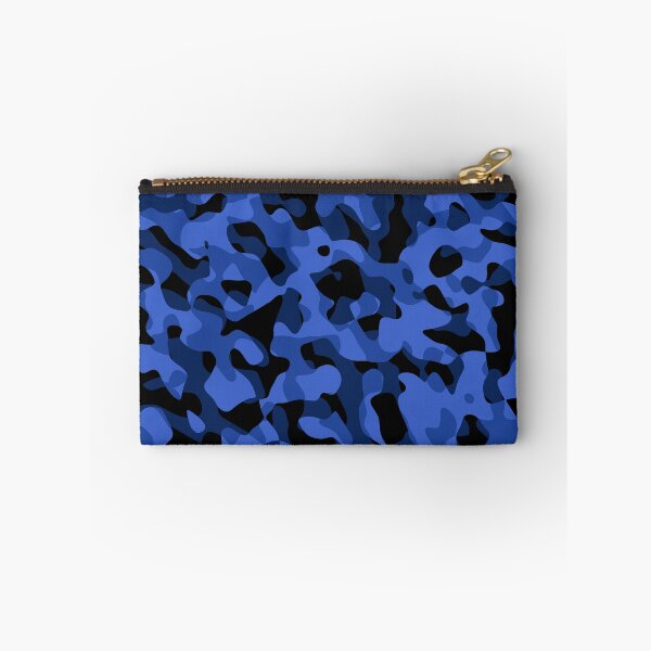Item preview, Black and Blue Camouflage Camo Pattern designed and sold by RootSquare.