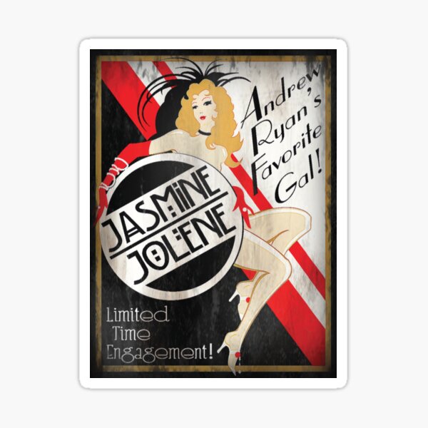 Bioshock Jasmine Jolene Sticker For Sale By Ponchtheowl Redbubble