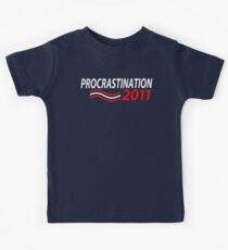Vote Procrastination Kids Tee