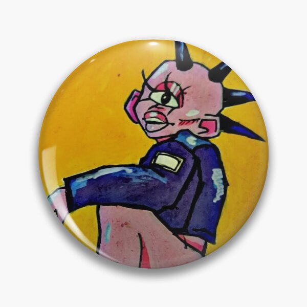 Item preview, punk cyclops girl with liberty spikes designed and sold by sad-clowntears.