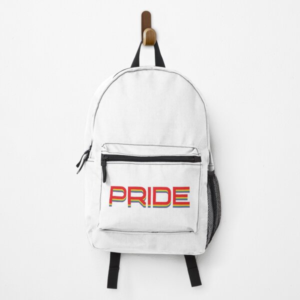 Item preview, Gay Pride - Rainbow Pride Text on White designed and sold by ShowYourPRIDE.