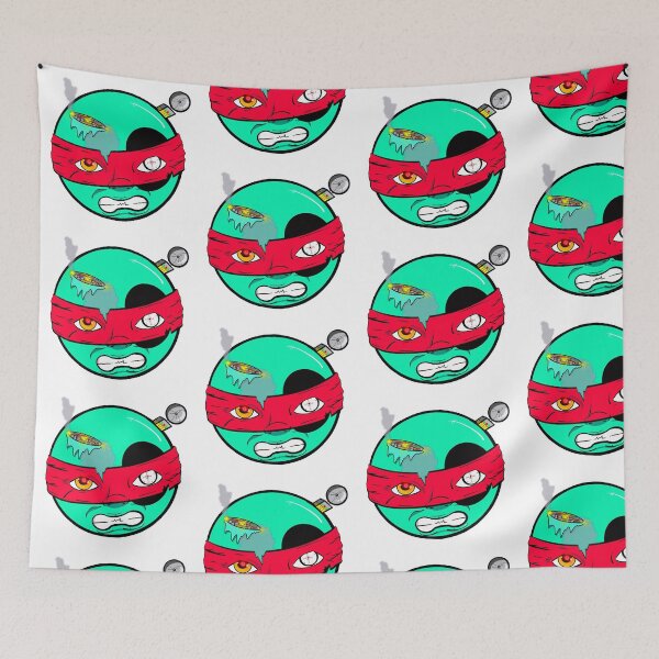 Item preview, Cyborg ninja battle damage emoji designed and sold by Goodtimecomics.