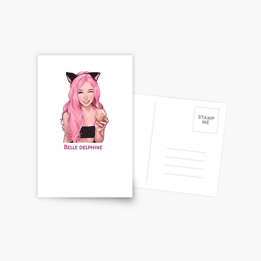 Belle Delphine minecraft | Postcard