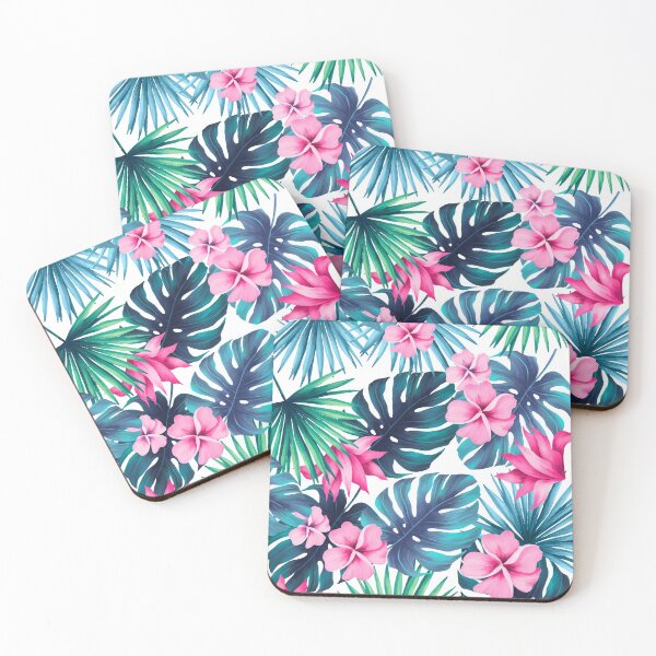 Item preview, Tropical Colorful Flowers designed and sold by Full Moon.