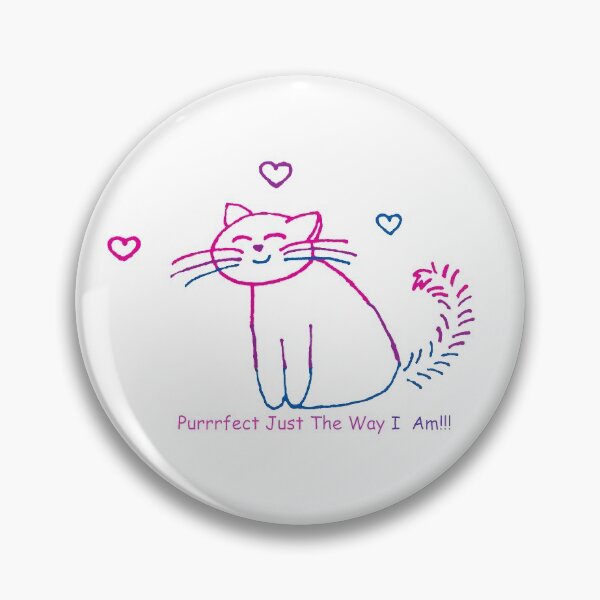 Item preview, Purrrfect Just The Way I Am! -- Bi-kitty transparent designed and sold by LuxPNSilva.