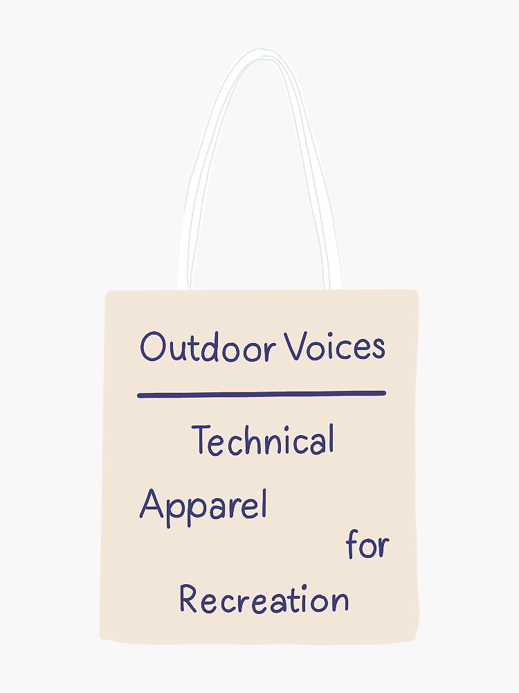 Outdoor voices tote discount bag