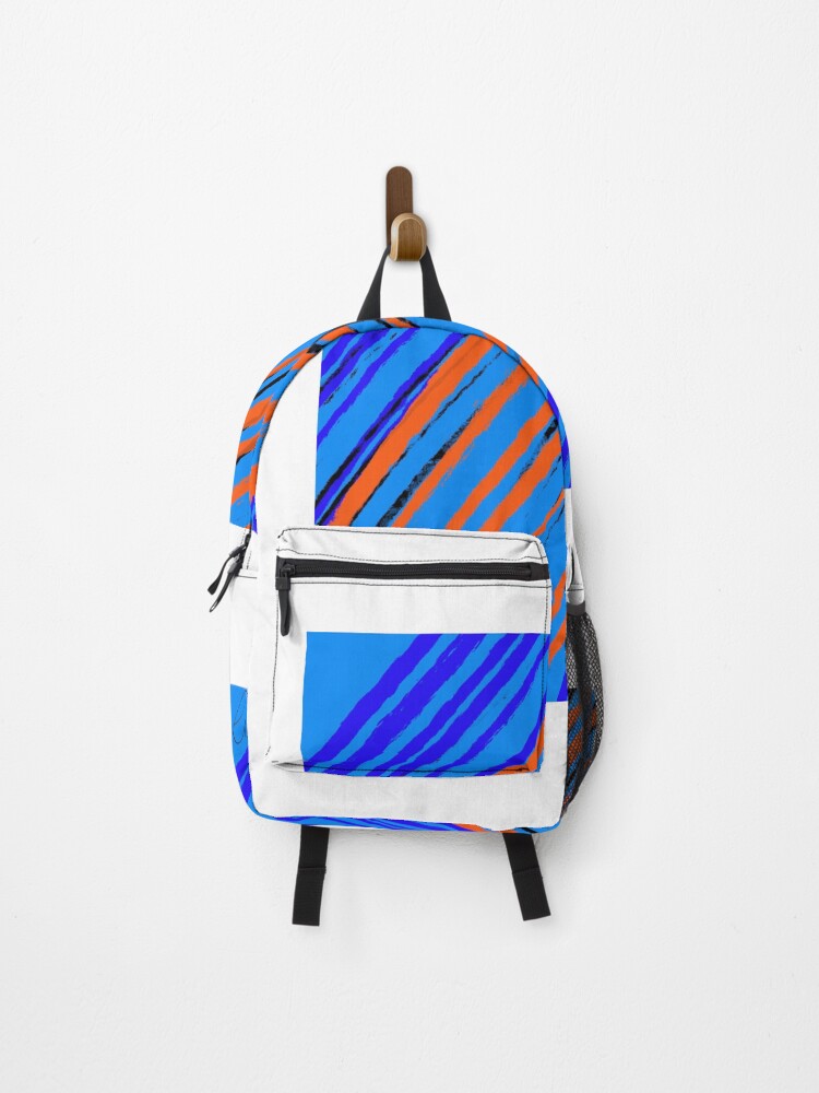 Thumbnail 1 of 3, Backpack, Ocean rays designed and sold by wheelofnerd.