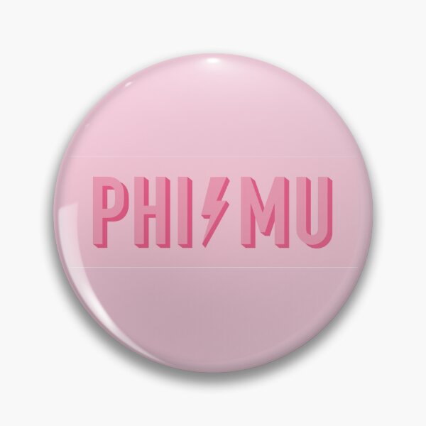 Item preview, Phi Mu Pink Lightning designed and sold by Stickers by SoSrat.