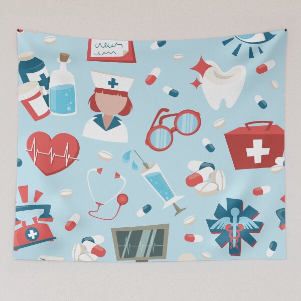 Item preview, Nurse, Health and Hospital Icons designed and sold by Pink Pineapple Works.