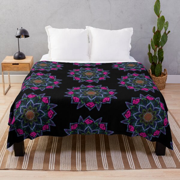 Item preview, Psychedelic patterned mandala designed and sold by rainbowstencil.