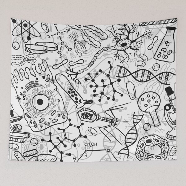 Item preview, Black and White Germs designed and sold by Pink Pineapple Works.