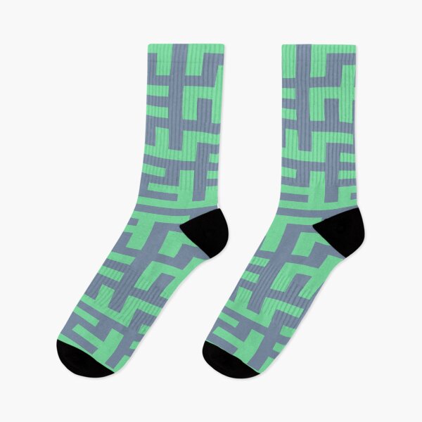 Item preview, Maze in Green and Gray designed and sold by KeksWorkroom.