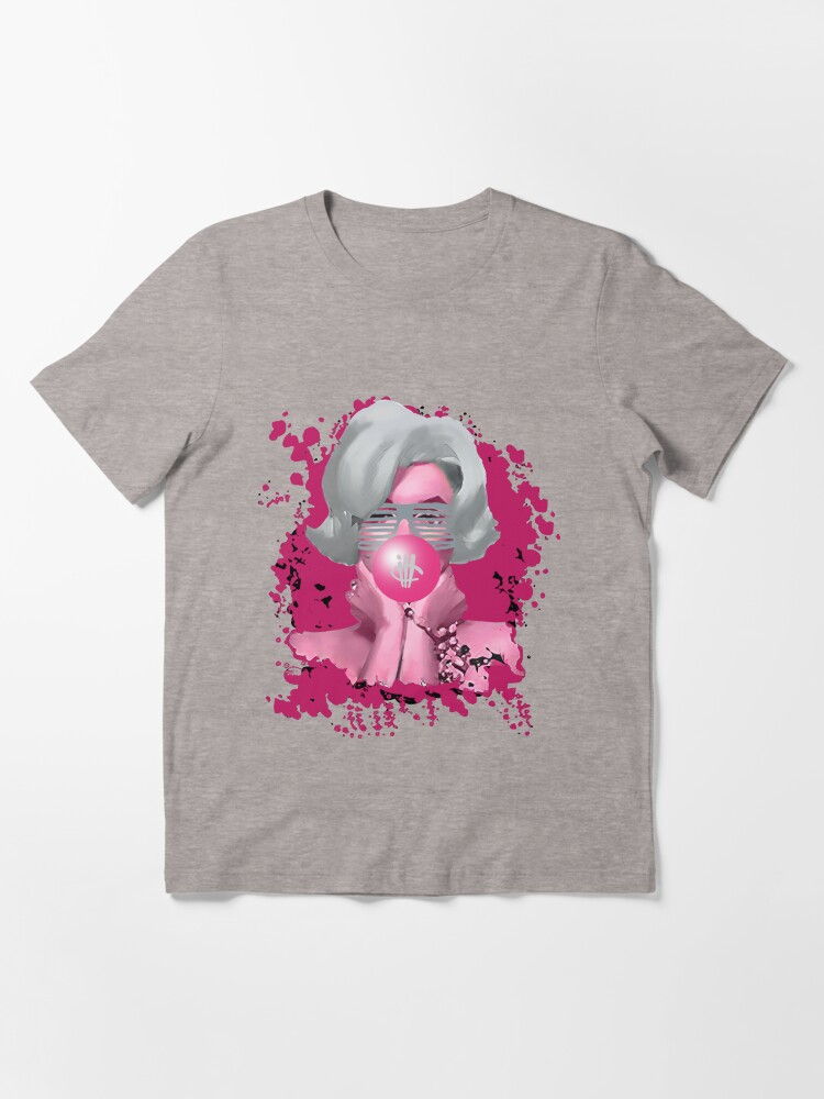 pink and gray jordan shirt