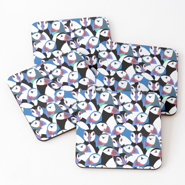 Item preview, Blue Beak Puffins designed and sold by Griffletta.