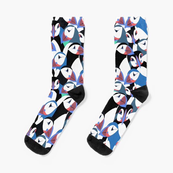 Item preview, Blue Beak Puffins designed and sold by Griffletta.