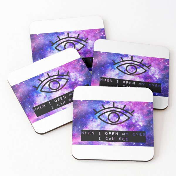 Item preview, Galaxy Space Aesthetic Spiritual Third Eye "Deep" 2015 Cringe Fest "WHEN I OPEN MY EYES I CAN SEE" designed and sold by cosmocheese.