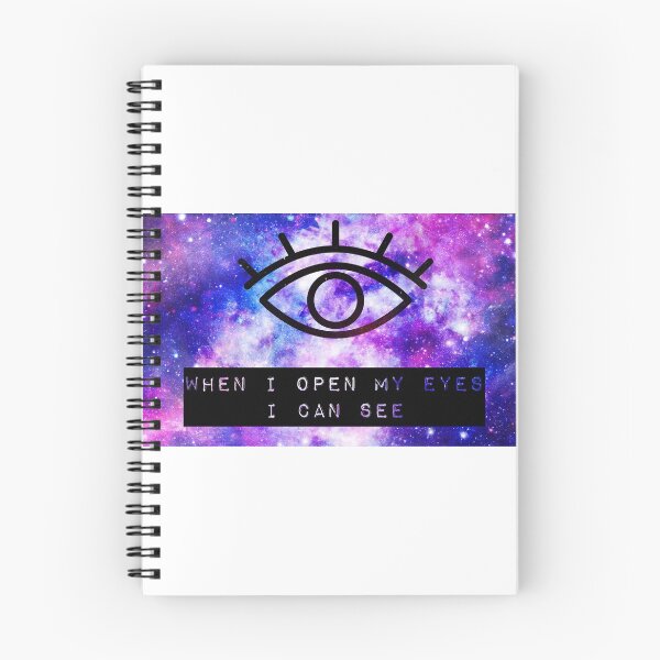 Item preview, Galaxy Space Aesthetic Spiritual Third Eye "Deep" 2015 Cringe Fest "WHEN I OPEN MY EYES I CAN SEE" designed and sold by cosmocheese.