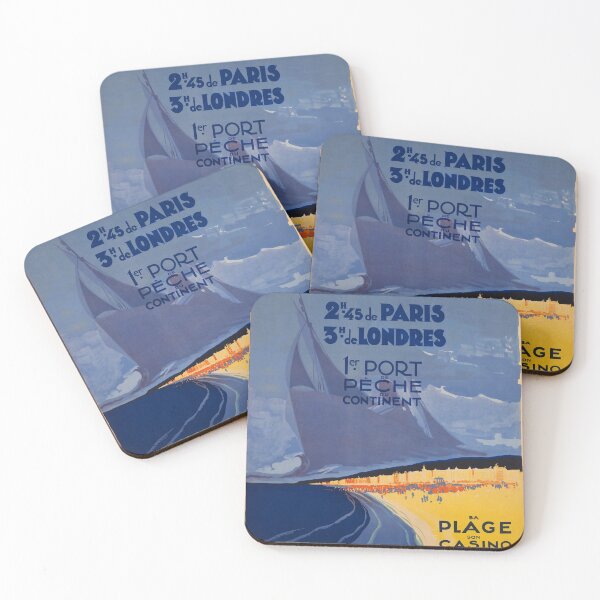 Item preview, NORD Boulogne sur Mer vintage travel poster designed and sold by stickart-marek.