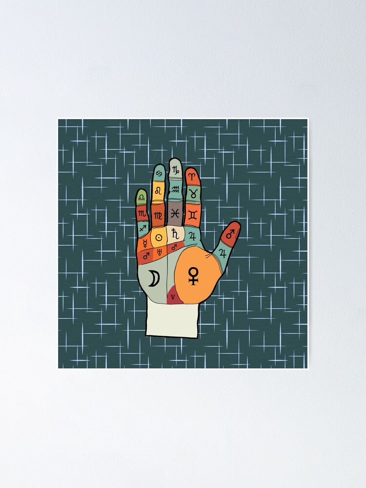 Alternate view of The Mid-Century Palm Reader Poster