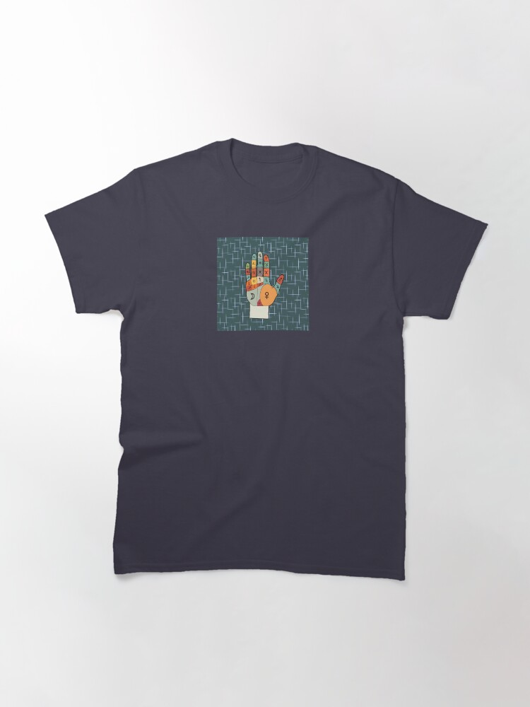 Thumbnail 2 of 7, Classic T-Shirt, The Mid-Century Palm Reader designed and sold by MeganSteer.