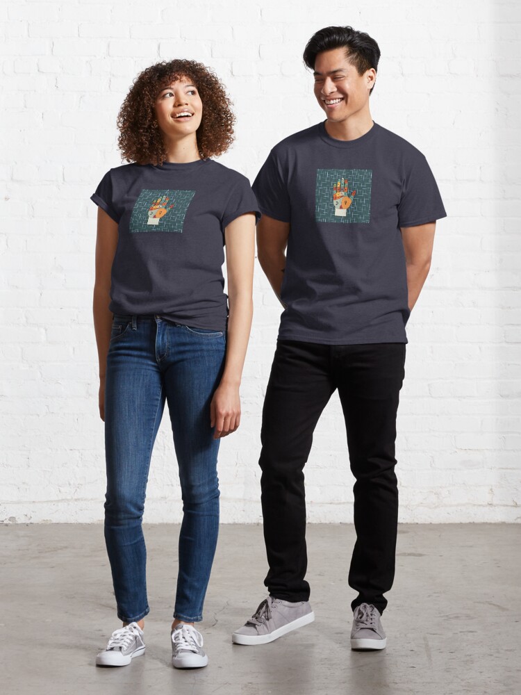 Thumbnail 1 of 7, Classic T-Shirt, The Mid-Century Palm Reader designed and sold by MeganSteer.