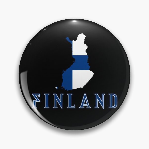 Item preview, Finnish Flag Of Finland Country Outline designed and sold by JG0024.