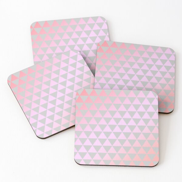 Item preview, Triangular pattern: rose gold and grey designed and sold by Ittele.